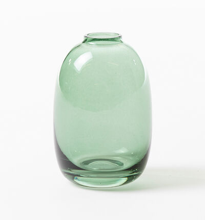 Glassvase Misty grønn mini H9cm B6cm